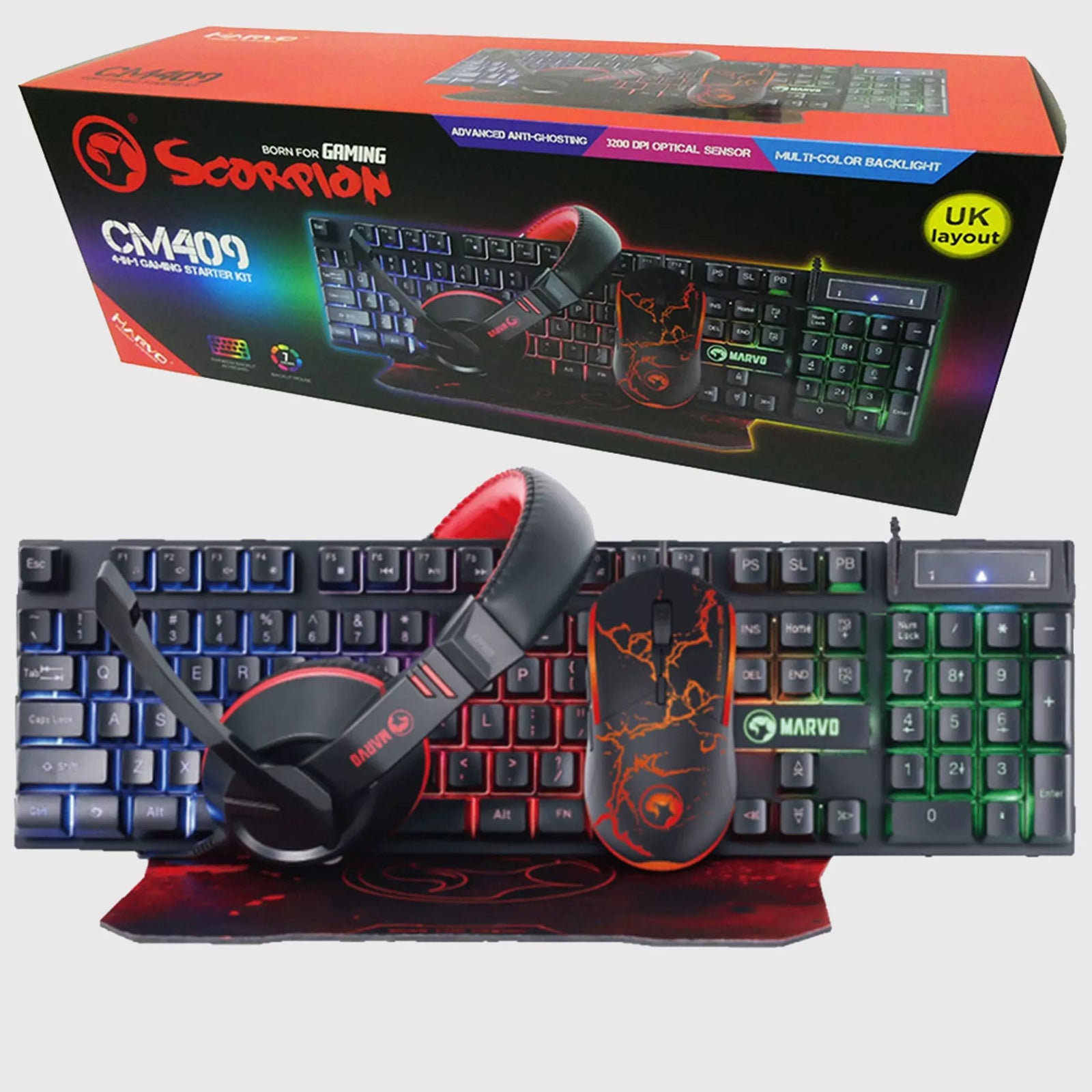 Marvo Scorpion CM409 bundle